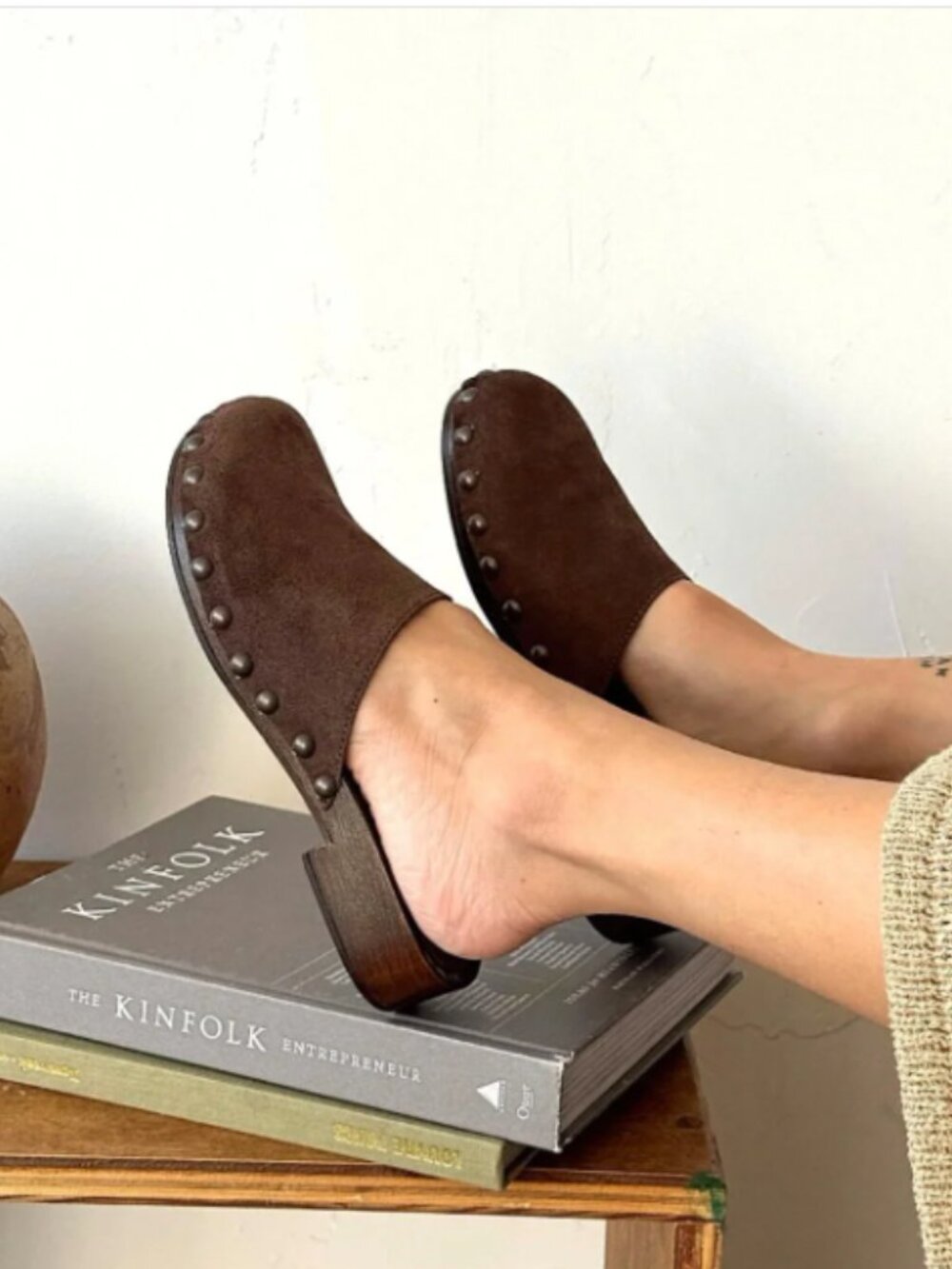 DOLCE VITA Alanis Clogs Suede 2S4269 Made in Italy NEW in box